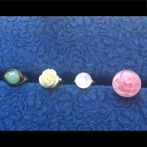 Lot of handmade rings. Size 5.5